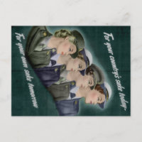 Carte postale Recrutement 2ème guerre mondiale