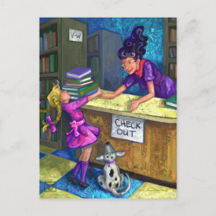 Carte postale Récupérer la bibliothèque