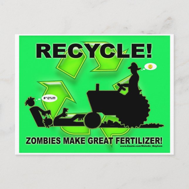 CARTE POSTALE RECYCLE ! (Devant)
