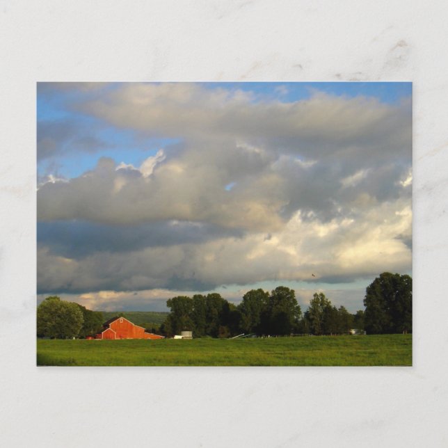 Carte Postale Red Barn Under (Devant)