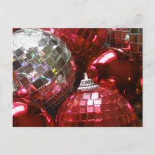 Carte postale Red Baubles