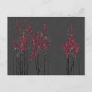 Carte postale Red Blossom Forest