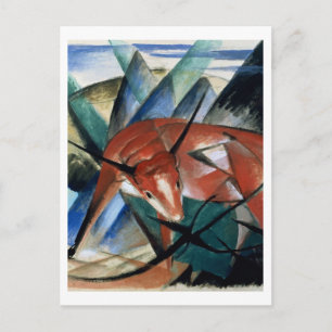 Carte Postale Red Bull (gouache sur papier)