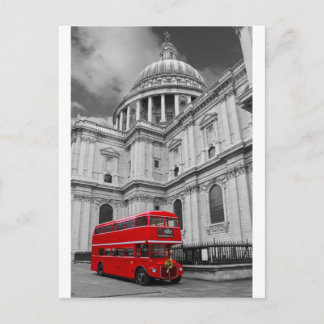 Carte Postale Red Bus et St Pauls Uni(plusieurs images sélection