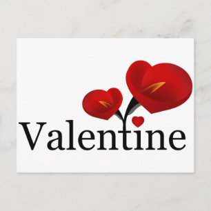 Carte postale Red Cally Lilly Valentine