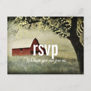 Carte Postale Red Country Grange   Country Morning RSVP