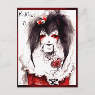 Carte Postale Red Dead Doll