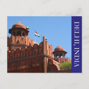Carte Postale red fort delhi