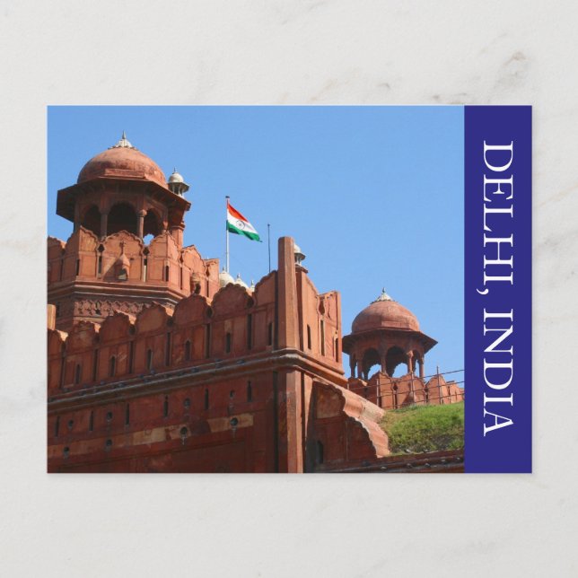 Carte Postale red fort delhi (Devant)