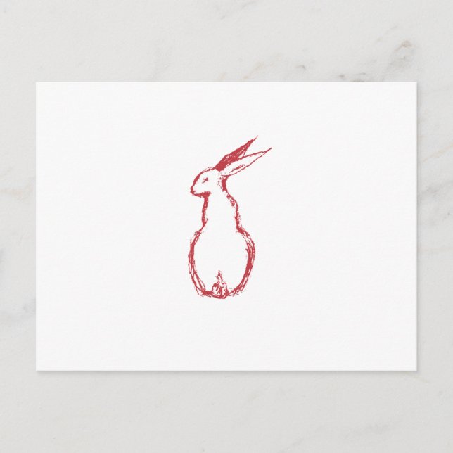 Carte Postale Red Hare (Devant)