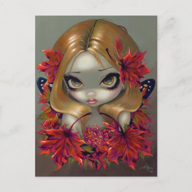Carte postale "Red Maple Fairy" (Devant)