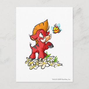 Carte Postale Red Moehog and Buzz