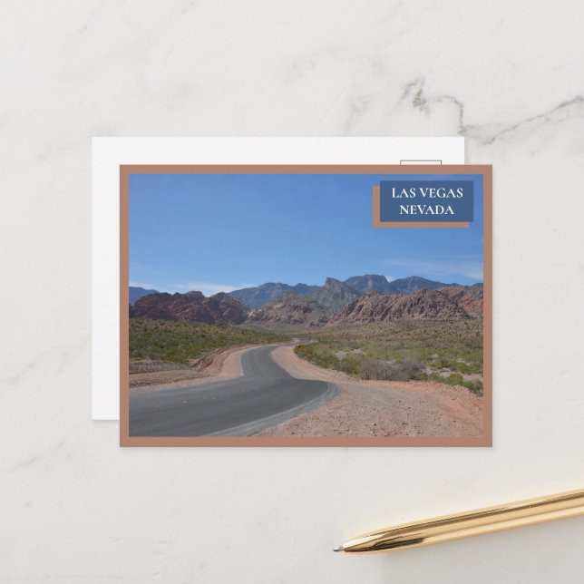 Carte Postale Red Rock Canyon Nature Las Vegas Nevada Desert