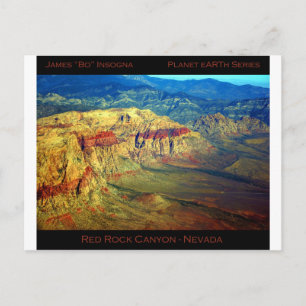 Carte Postale Red Rock Canyon _ Planet Art Series