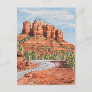 Carte Postale Red Rock, Sedona, Arizona Dessin