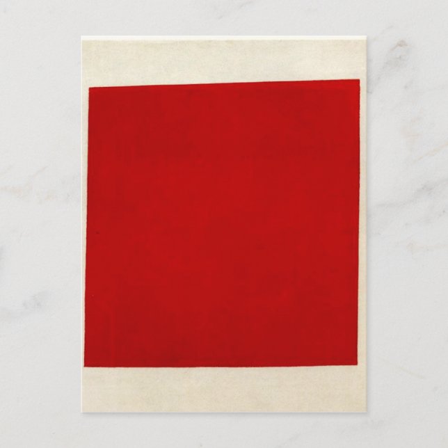 Carte Postale Red square by Kazimir Malevich (Devant)