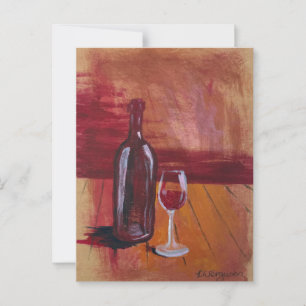 Carte postale Red Wine