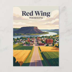 Carte Postale Red Wing USA