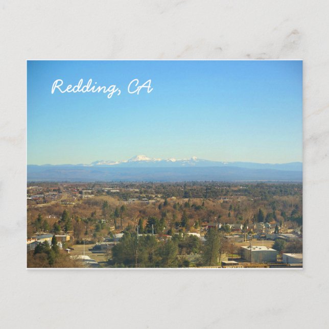 Carte postale Redding California (Devant)