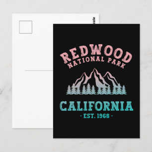 Carte Postale Redwood National Park California Gradient