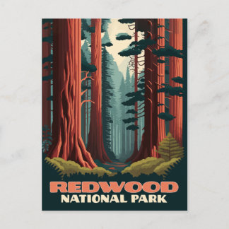 Carte Postale Redwood National Park Californie Trees
