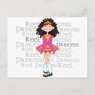 Carte postale Reel Brunette