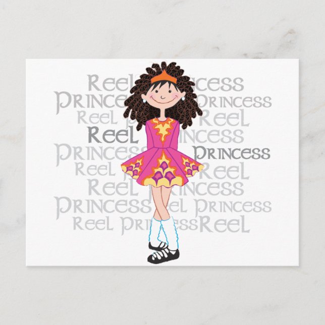 Carte postale Reel Brunette (Devant)