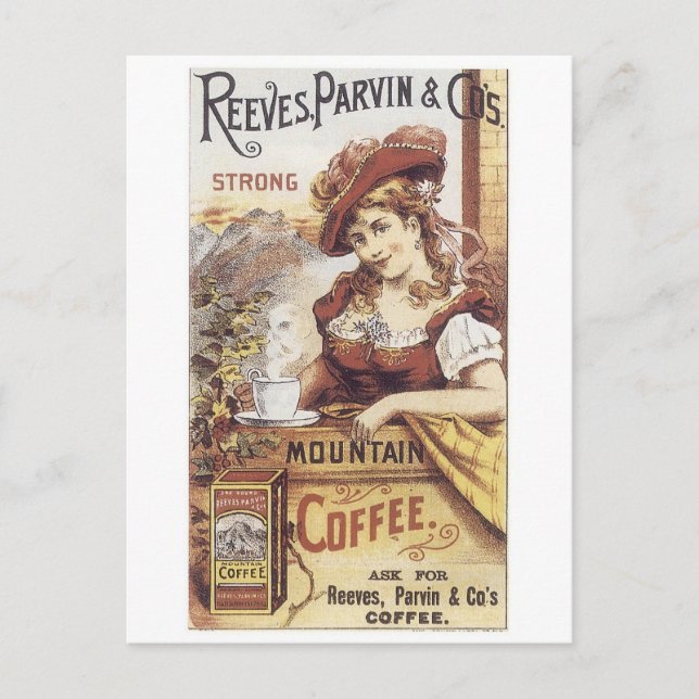 Carte Postale Reeves Parvin Café fort (Devant)