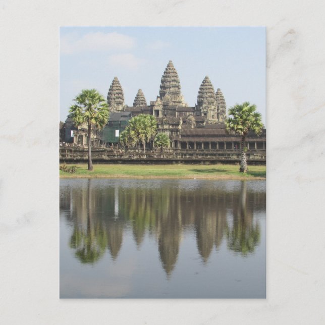 Carte Postale reflet du temple angkor (Devant)
