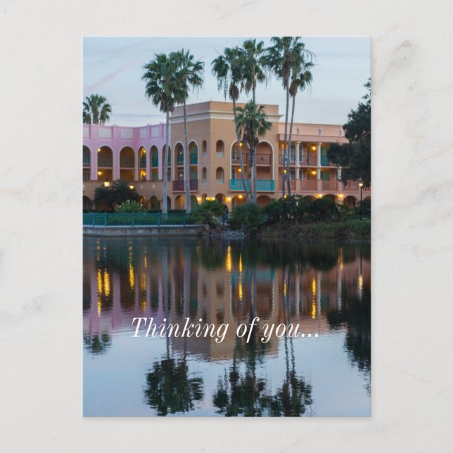 Carte Postale Reflets de Coronada Springs Pensant à vous (Devant)