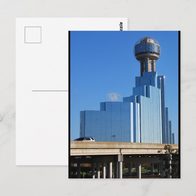 Carte Postale Reflets de Dallas (Devant / Derrière)