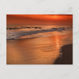 Carte Postale Reflets du coucher de soleil sur les nuages et le 