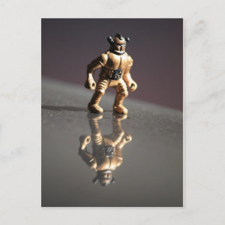Carte postale Réflexion Alien