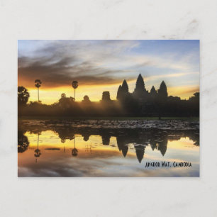 Carte Postale Réflexion d'Angkor Vat