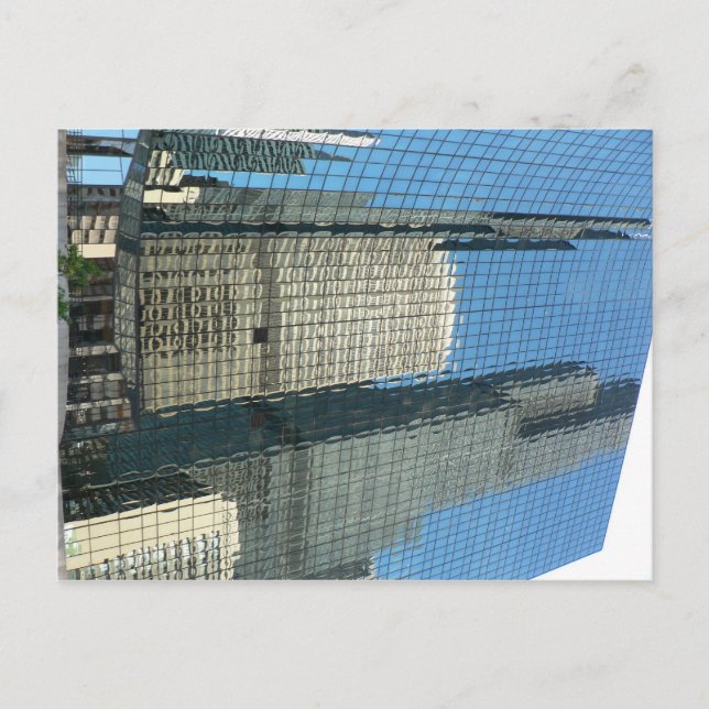 Carte Postale Réflexion de gratte-ciel (Devant)