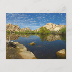 Carte Postale Réflexion du Barker Dam à Joshua Tree II