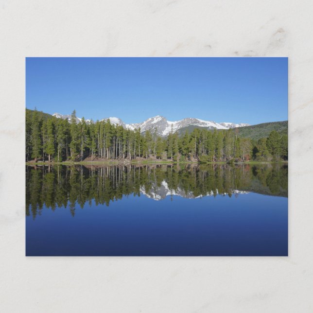Carte Postale Réflexion du lac Sprague (Devant)