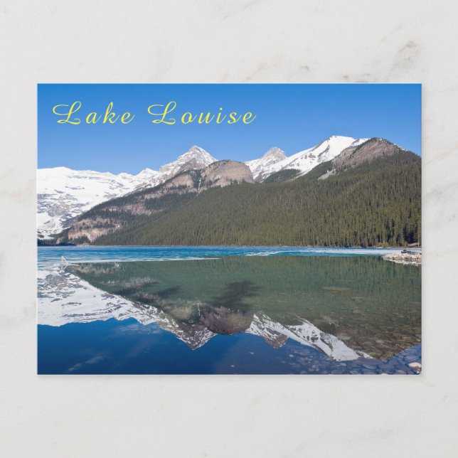 Carte Postale Réflexion sur Lake Louise - Banff NP, Canada (Devant)