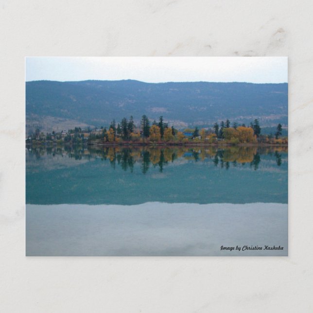 Carte Postale Réflexions automne (Devant)