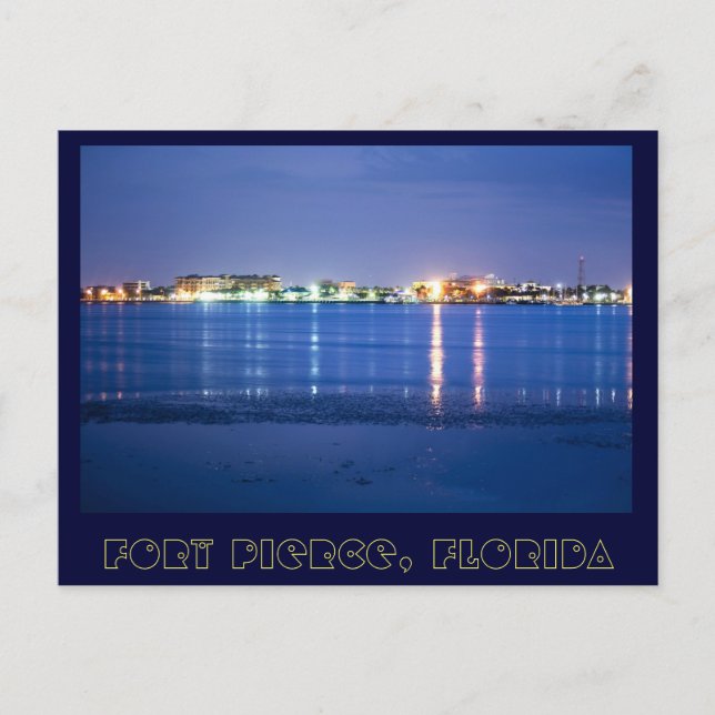 Carte Postale Réflexions de Fort Pierce, Floride (Devant)
