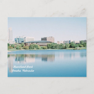 Carte Postale Réflexions de Heartland Park Omaha, Nebraska