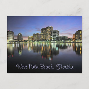 Carte Postale Réflexions de West Palm Beach, Floride
