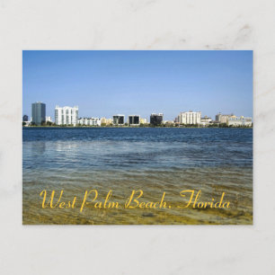 Carte Postale Réflexions de West Palm Beach sur Clear Lake