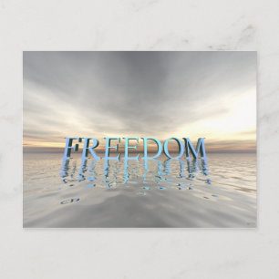 Carte Postale Réflexions sur la liberté