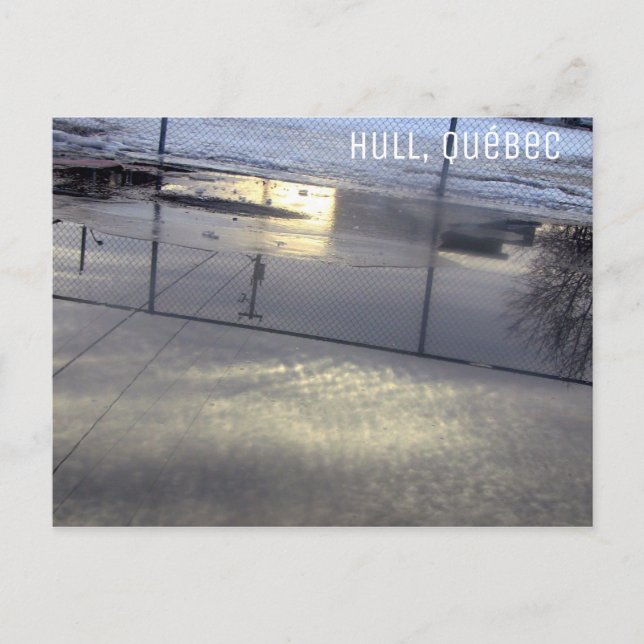 Carte Postale Réflexions urbaines Hull Québec Canada Clouages de (Devant)