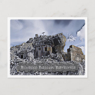 Carte Postale Refuge alpin Bivacco Baccon Barborka - Dolomiti -