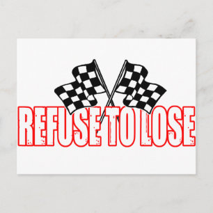 Carte Postale Refuser De Perdre