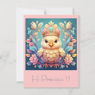 CARTE POSTALE " REGAL CHICK "