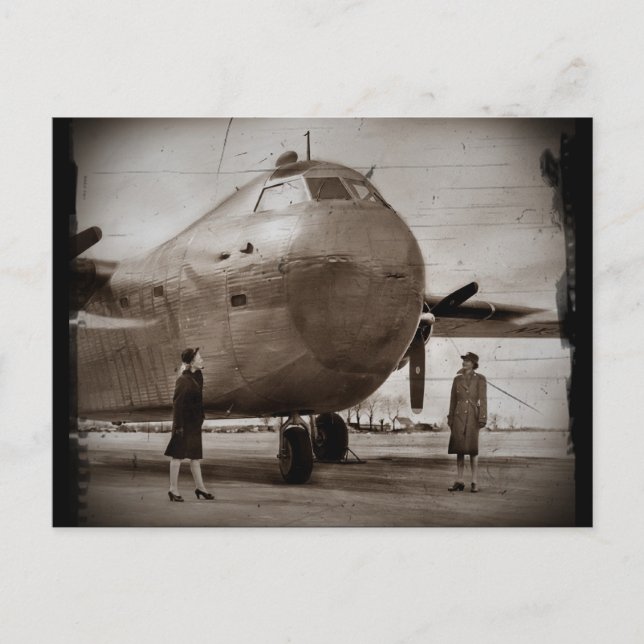 Carte Postale Regard sur le bombardement (Devant)