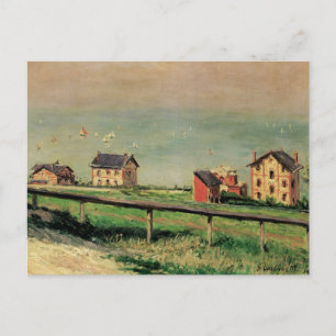 Carte Postale Regatta à Villerville par Gustave Caillebotte